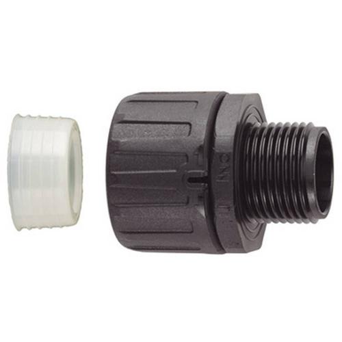 Raccord de gaine Ø intérieur: 22.80 mm HellermannTyton HGL28-S-M25 166-21604 noir M25 droit 1 pc(s)