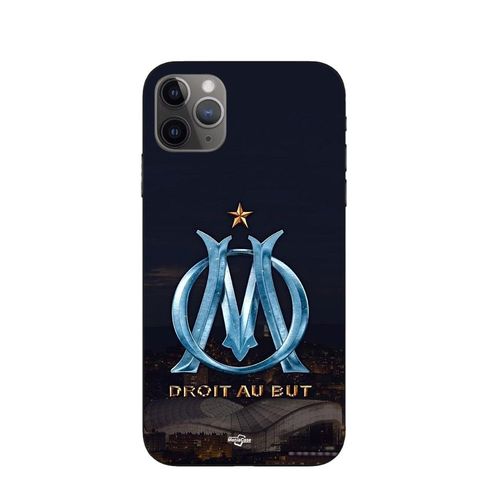 Coque Iphone 11 Pro Max Om Logo Bleu Et Dorée Stade
