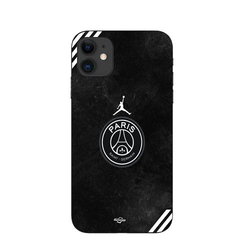 Coque Iphone 12 Mini Psg Jordan Logo Noir