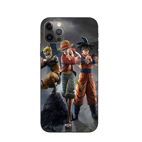 Coque Iphone 13 Pro Max Sangoku Naruto Luffy One Piece Dragon Ball Z 3d Anime Manga