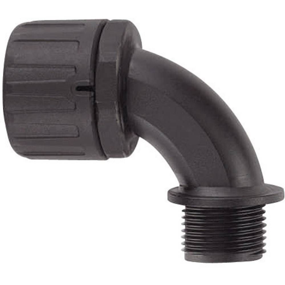 Raccord de gaine Ø intérieur: 9.80 mm HellermannTyton HG13-90-M16 166-22201 noir M16 1 pc(s)