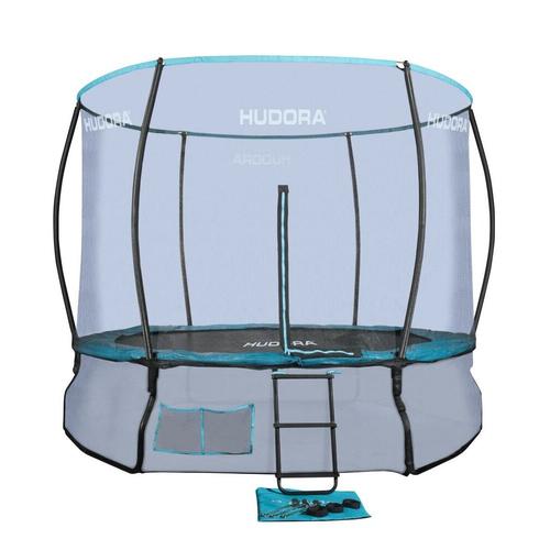 Hudora Trampoline Complet Fantastic 300 - Gris