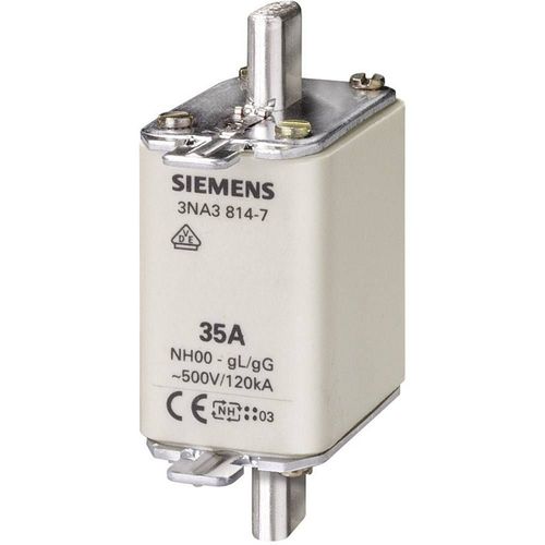 Fusible NH Siemens 3NA38307 Taille du fusible = 00 100 A 500 V/AC, 250 V/DC 3 pc(s)