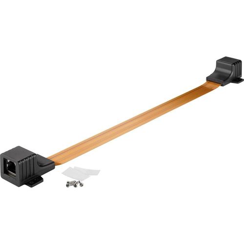 Câble de raccordement réseau RJ45 Goobay 0.5 m noir