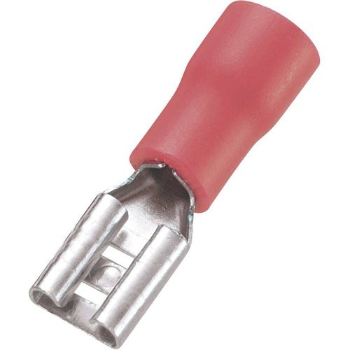 Cosse clip 4.8 mm x 0.5 mm TRU COMPONENTS FDD1.25-187(5) 745122 0.50 mm² 1.50 mm² partiellement isolé rouge 100 pc(s)