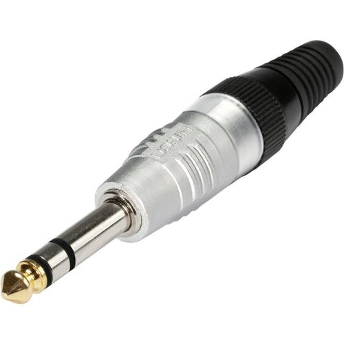Hicon Klinken-Steckverbinder 6.35 mm Stecker, gerade Polzahl: 3 Stereo argent HI-J63S 1 St.