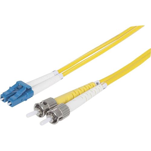 Câble de raccordement fibre optique Intellinet 750011 [1x LC mâle - 1x ST mâle] 9/125 µ Singlemode OS2 2 m
