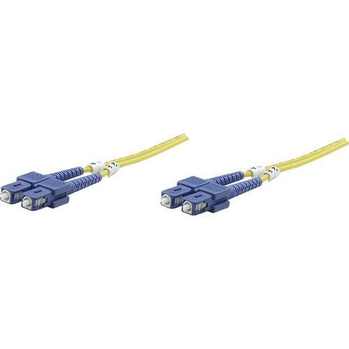 Câble de raccordement fibre optique Intellinet 470605 [1x SC mâle - 1x SC mâle] 9/125 µ Singlemode OS2 1 m