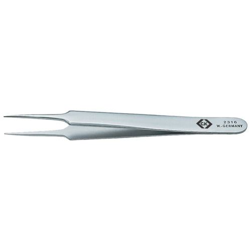 Pince brucelle de précision C.K. T2316 pointue, fine 105 mm 1 pc(s)