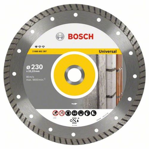 Disque à tronçonner diamanté Standard for Universal Turbo, 180 x 22,23 x 2,5 x 10 mm Bosch 2608603251