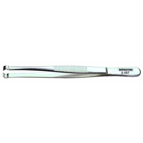 Pince brucelle de montage Bernstein 5-007 arrondie 140 mm 1 pc(s)