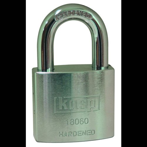 Cadenas Kasp K18060 argent avec serrure à clé