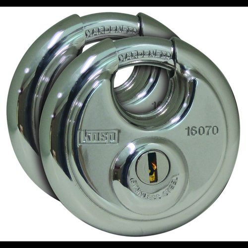 Cadenas Kasp K16070D2 argent avec serrure à clé