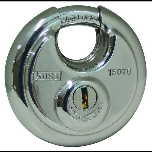 Cadenas Kasp K16070A2 argent avec serrure à clé