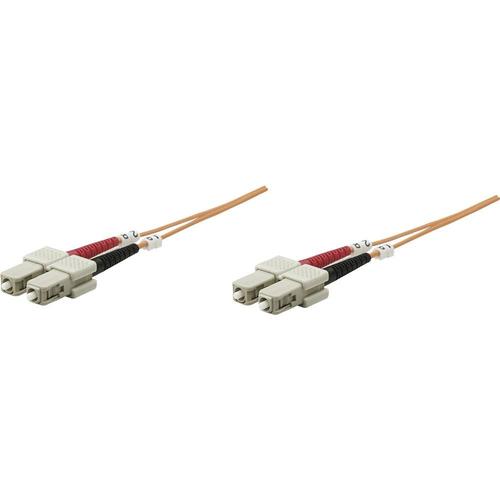 Câble de raccordement fibre optique Intellinet 515825 [1x SC mâle - 1x SC mâle] 62,5/125 µ Multimode OM1 2 m