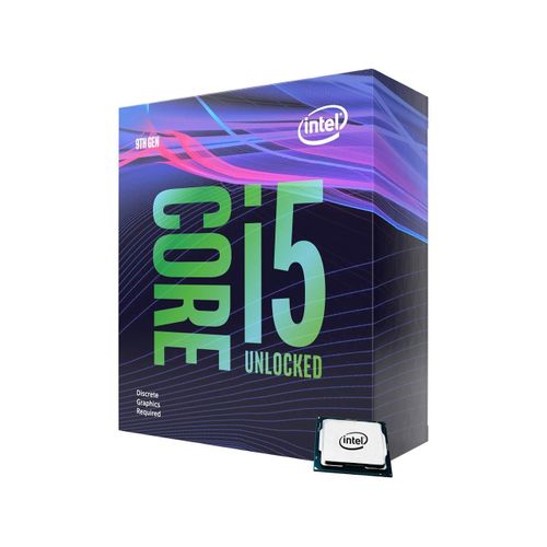 Intel Core i5 9e generation - Core i5-9600KF Coffee Lake 6 coeurs 3,7 GHz (4,6 GHz Turbo) LGA 1151 (serie 300) Processeur d'ordinateur de bureau 95 W sans carte graphique