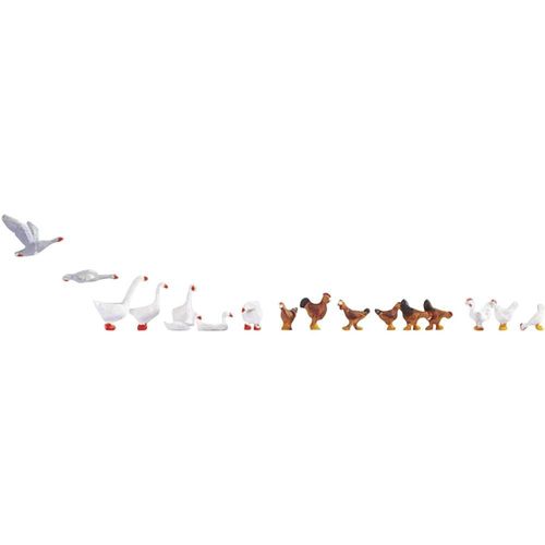 ""Noch 15772 Figurines """"Poules Et Oies"""", Voie H0""-Noch