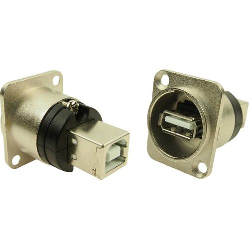 Adaptateur USB B vers USB A forme XLR Cliff CP30110 Adaptateur/prolongateur encastrable Conditionnement: 1 pc(s)