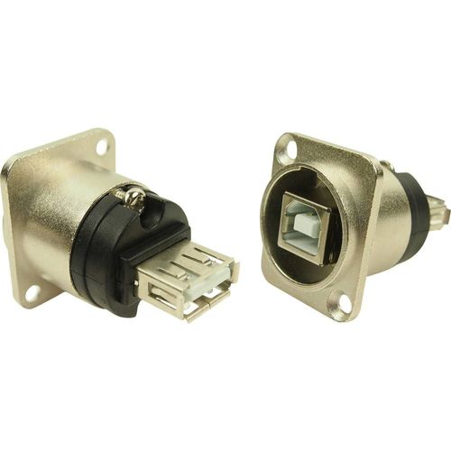 Adaptateur USB A vers USB B forme XLR Cliff CP30111 Adaptateur/prolongateur encastrable Conditionnement: 1 pc(s)