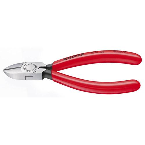 Pince coupante diagonale avec facette Knipex 76 01 125 125 mm 1 pc(s)