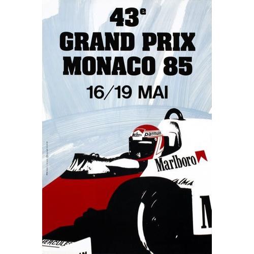 Affiche Monaco 1985
