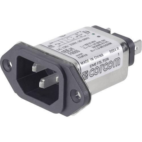 Filtre d'alimentation TE Connectivity 1-6609006-4 avec connecteur femelle pour appareil 250 V/AC 10 A 0.35 mH 1 pc(s)