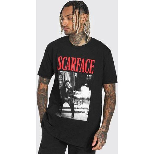 T-Shirt Oversize Officiel Scarface Homme - Noir - S, Noir