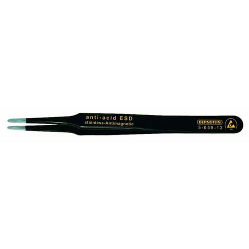 Pince brucelle CMS Bernstein 5-059-13 2a SA-ESD plate, ronde 120 mm 1 pc(s)