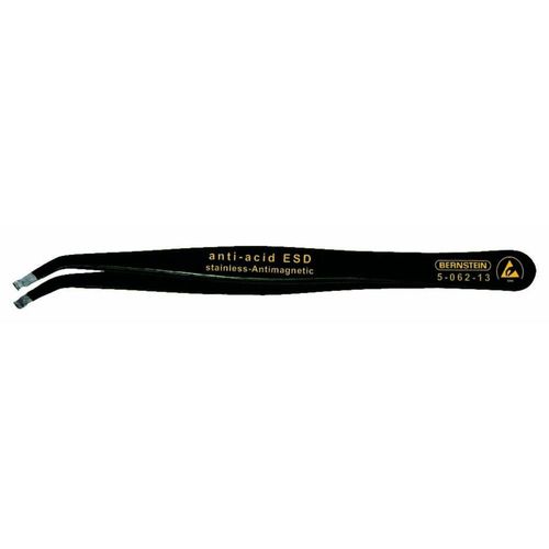 Pince brucelle CMS Bernstein 5-062-13 59 SA-ESD arrondie 115 mm 1 pc(s)