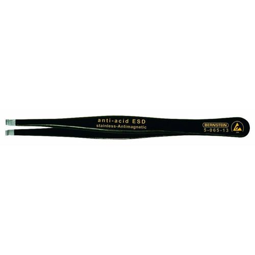 Pince brucelle CMS Bernstein 5-065-13 50 SA-ESD arrondie 120 mm 1 pc(s)