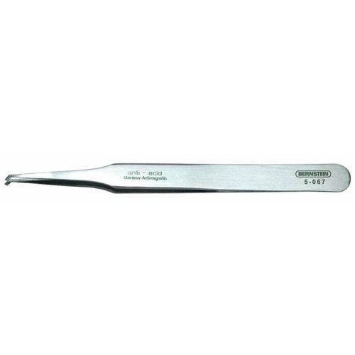 Pince brucelle CMS Bernstein 5-067 12 SA plate, courbée à 45° 120 mm 1 pc(s)