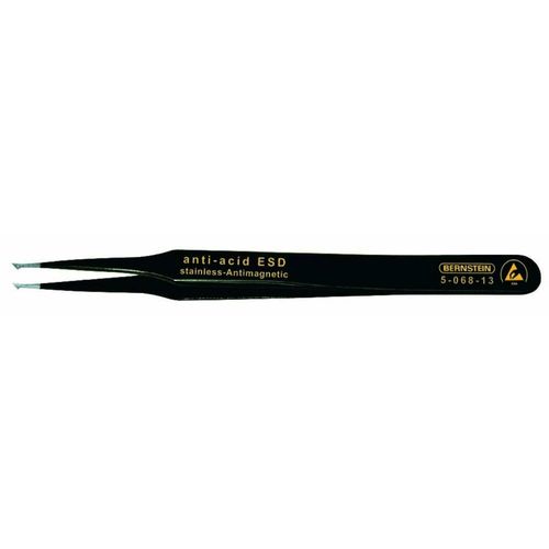 Pince brucelle CMS Bernstein 5-068-13 13 SA-ESD arrondie 120 mm 1 pc(s)