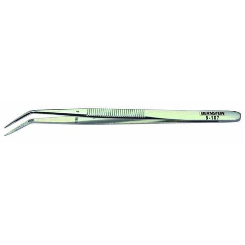 Pince brucelle de précision Bernstein 5-107 pointue, courbée 150 mm 1 pc(s)