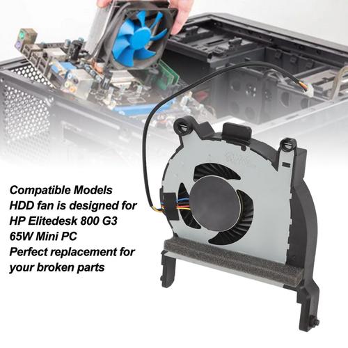 Ventilateur de refroidissement CPU de remplacement, 4 broches, DC 12V, 0,5a, pour HP Elitedesk 800 G4 G5 705 G4 G5, pour ProDesk 400 G4 G5 G6 405 G4 G5 600 G4 G5 Series