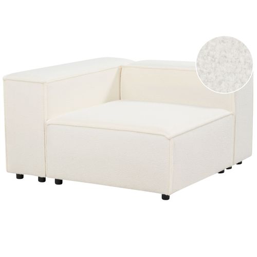 Module D'angle Pour Canapé En Bouclé Blanc Aprica
