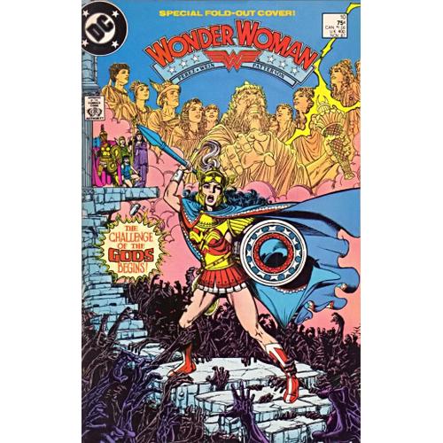 Wonder Woman # 10 ( V.O. 1987 ) ** George Perez, Triple-Fold Cover **