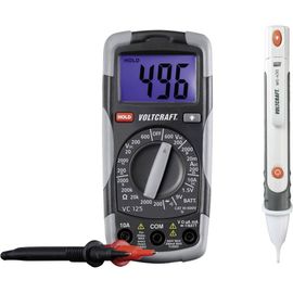 Set Multimètre numérique VOLTCRAFT DT-TEST-KIT 150 CAT III 600 V Affichage (nombre de points):2000