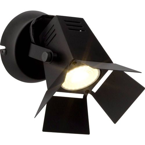 Projecteur mural Brilliant Movie GU10 5 W noir (mat)