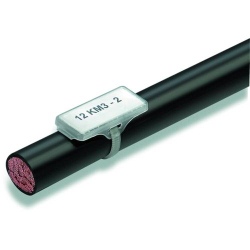 Porte-étiquette Weidmüller WKM 8/30 1631910000 Surface de marquage: 30 x 8 mm transparent 50 pc(s)