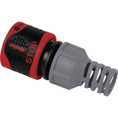 "Raccord de tuyau TOOLCRAFT 1561118 plastique avec système aquastop Ø 13 mm (1/2"")"