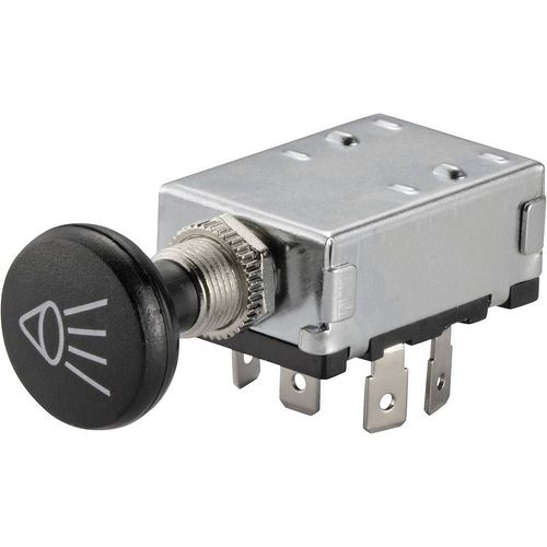 Interrupteur à tirette pour l'automobile TRU COMPONENTS TC-A3-20B-SQ 1587800 12 V/DC 30 A 2 x Off/On/On à accrochage 1