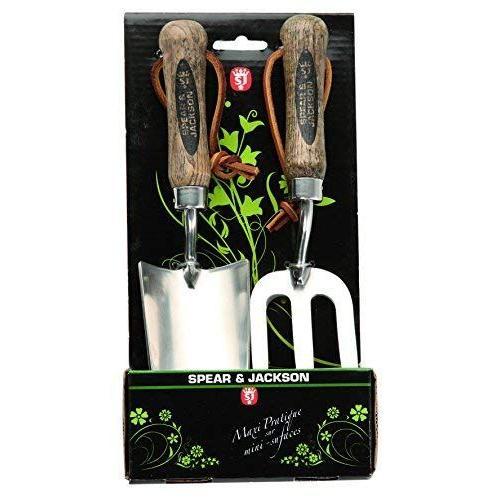 Set de 2 mini Outils à Fleurs - Transplantoir + Fourche