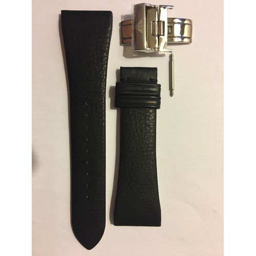 Bracelet Cuir Noir D'origine Montre Armani Ar2007