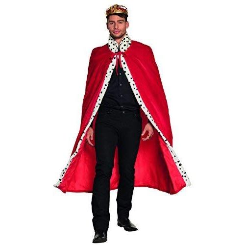 Cape Roi Rouge 130 Cm Adulte Taille Unique