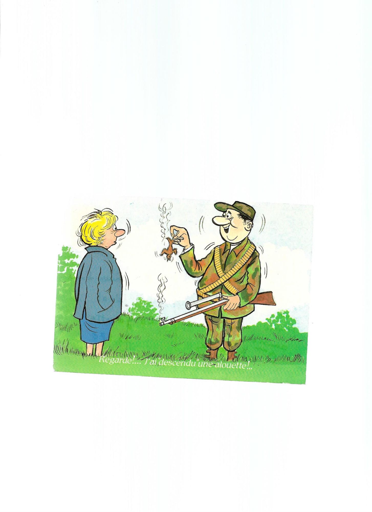 Carte Postale Humour Serie Chasse 919 4 Alexandre Rakuten