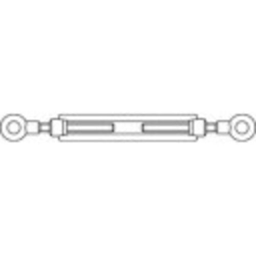 Tendeur à écrou M6 acier inoxydable A2 TOOLCRAFT 1066895 DIN 1480 1 pc(s)