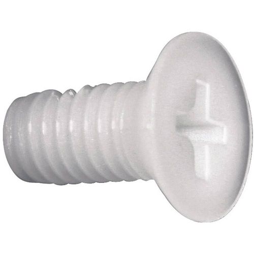 Vis à tête fraisée TOOLCRAFT 839968 10 pc(s) M3 20 mm tête fraisée cruciforme Philips plastique, Polyamide N/A