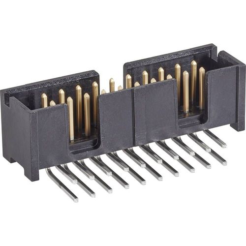 TE Connectivity Embase mâle Pas: 2.54 mm Nbr total de pôles: 40 Nbr de rangées: 2 1 pc(s)