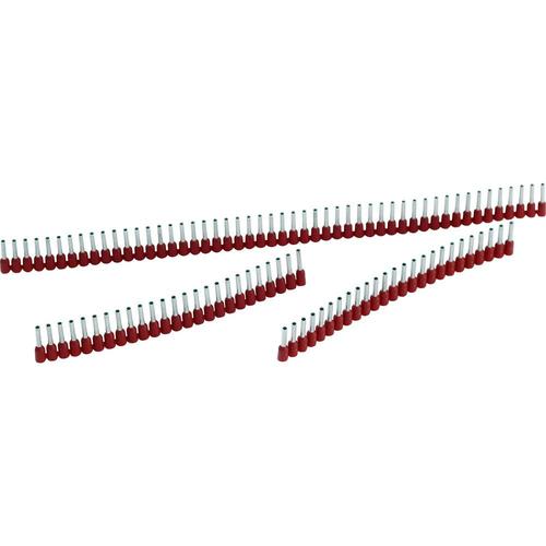 T60110 Jokari Embout simple d'extrémité de câble 1 x 1 rouge 500 pc(s)