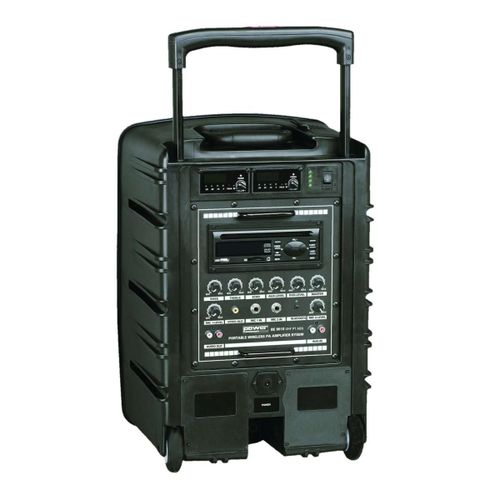 BE 9610 UHF PT ABS - Sono portable CD MP3+USB+DIVX+2 micros main UHF+BODY PACK